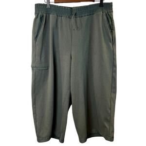 Athleta Women’s Green Cropped Wide Leg Pants Size 1X